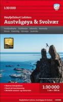 H&oslash;yfjellskart Lofoten - Austv&aring;g&oslash;ya - Svolv&aelig;r