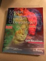 Model of human occupation - theory and application