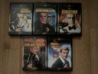 Agent 007 med r&auml;tt att d&ouml;da,&Aring;skbollen Thunderball,Diamantfeber (engelska: Diamonds Are Forever),Leva och l&aring;ta d&ouml; och Levande M&aring;ltavla