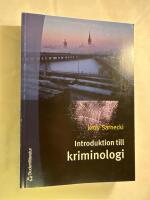 Introduktion till kriminologi