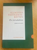 Allmänna fastighetsrätten : en introduktion