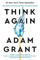 Think again - the power of knowing what you don't know