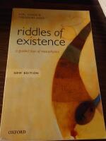 Riddles of existence