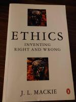 Ethics: inventing right and wrong