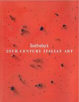 20th century Italian art, Sotheby's catalogue, London sale, 15 October 2007