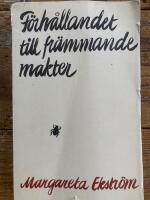 F&ouml;rh&aring;llandet till fr&auml;mmande makter