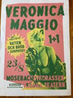 Affisch 50x70 / Veronica Maggio / 23/8-2017, Mosebacke, Stockholm