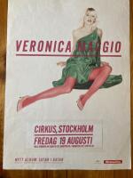 Affisch 50x70 / Veronica Maggio / 19 augusti 2011,  Cirkus, Stockholm