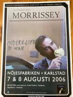 Affisch 50x70 / Morrissey / 7 & 8 augusti 2006, Karlstad