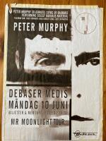Affisch 50x70 / Peter Murphy / 10/6-2013, Debaser, Stockholm