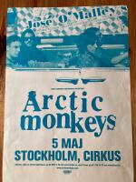 Affisch 43x59 / Arctic Monkeys / 5/5 2011, Cirkus, Stockholm