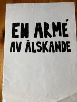 Affisch 50x70 / En arm&eacute; av &auml;lskande