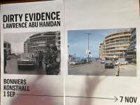 Affisch 2 x 42x66 /  Lawrence Abu Hamdan / 2021, Bonniers Konsthall, Stockholm