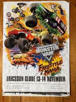 Affisch 30x41 / Monster Jam / 13-14 november 2010, Ericsson Globe,  Stockholm