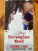 Affisch 21x39 / Norwegian Wood / Film 2010, regi: Tran Anh Hung