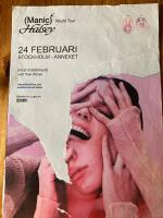 Affisch 50x70 / (Manic) Halsey / 24 februari 2020, Annexet, Stockholm