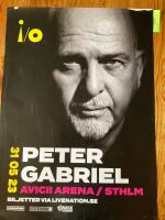 Affisch 50x70 / Peter Gabriel / 31/5-2023, Avicii Arena, Stockholm