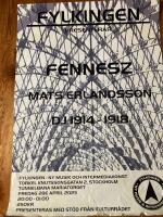 Affisch 50x70 / Fennesz, Mats Erlandsson, DJ 1914-1918 / 28 April 2023, Fylkingen, Stockholm