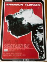 Affisch 50x70 / Brandon Flowers / 17 juni, Debaser Medis, Stockholm
