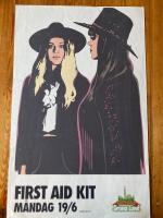 Affisch 42x67 / First Aid Kit / 19/6 2017, Gr&ouml;na Lund, Stockholm