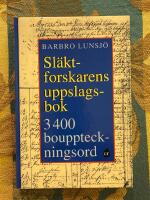Sl&auml;ktforskarens uppslagsbok : 3400 uppslagsord