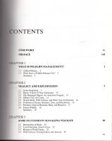 Wildlife ecology and management