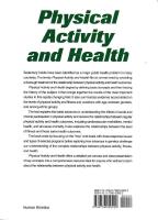 Physical activity and health