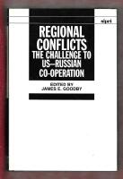 Regional conflicts - the challenge to US-Russian co-operation