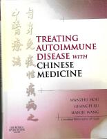 Treating autoimmune disease with Chinese medicine