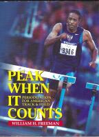 Peak when it counts - periodization for American track & field