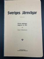 Sveriges J&auml;rnv&auml;gar F&ouml;rsta upplagan utgiven &aring;r 1921, Reproduktion 1978