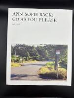 Ann-Sofie Back : go as you please 1998-2018