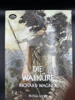 Die Walk&uuml;re, Richard Wagner, Tysk text, Noter