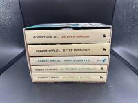 Box Robert Karjel, Box med fem böcker - SIGNERAD - Gå över gränsen, Innan evigheten, Efter monsunen, De hängdas evangelium, Skuggan av floden