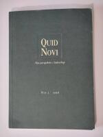 Quid Novi, Nya perpektiv i ledarskap. N:o 3 1996