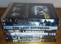 7x Krigsfilmer — Den längsta dagen / Den slutgiltiga lösningen / Slaget vid Passendale / The Lost Battalion / Lebanon / The Admiral / Leningrad