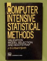 Computer intensive statistical methods - validation, model selection and bootstrap
