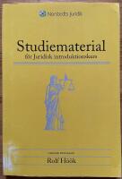Studiematerial f&ouml;r Juridisk introduktionskurs