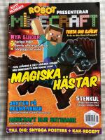 Robot nr 6 2015 Sveriges coolaste speltidning "Robot presenterar Minecraft"