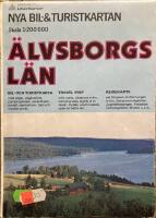  Nya Bil & Turistkartan &Auml;lvsborgs l&auml;n Skala 1:200 000 