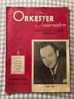  Orkesterjournalen September 1952. Tidskrift f&ouml;r modern dansmusik 