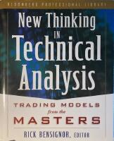 New Thinking in Technical Analysis: Trading Models from the Masters