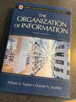The organization of information