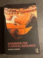 Handbook for classical research