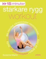 15 minuter starkare rygg workout