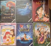 Disney Prinsessor - 6 filmer!