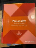 Personality : theory and research