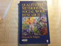 Qualitative methods in social work research
