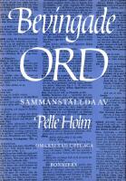 Bevingade ord och andra tales&auml;tt