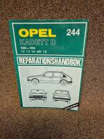 Opel Kadett D 1980-1984, 1.2 , 1.3 , 1.6 , 1.8 Reparationshandbok